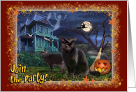 Halloween-Party card