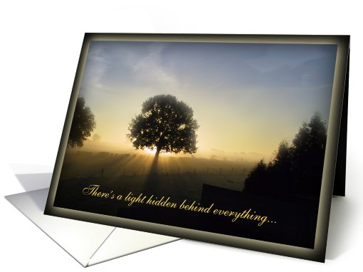There's a light hidden behind everything card (480874)