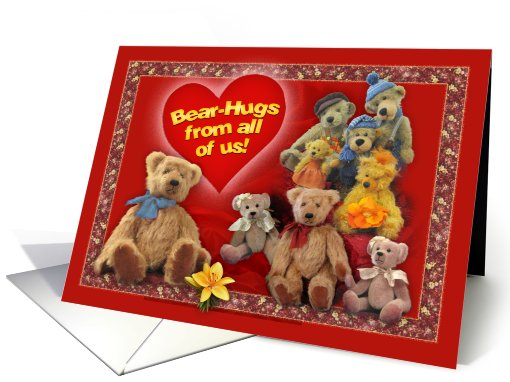 Bear Hugs from all of us card (484374)