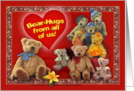 Bear Hugs from all of us card