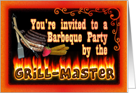 Invitation from the Grillmaster card