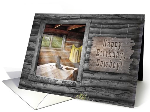 Happy Birthday, Cowboy! card (484604)