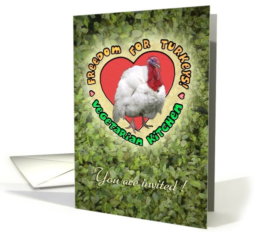 Vegetarian Invitation card (488633)