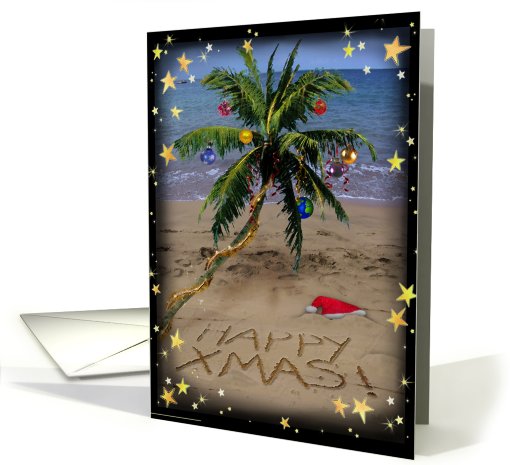 Tropical Christmas card (494980)