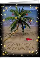 Tropical Christmas card