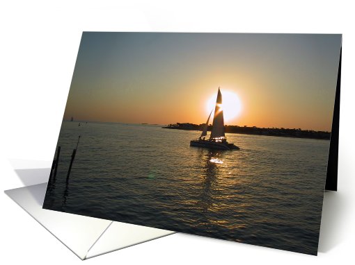 Key West Sunset card (502781)