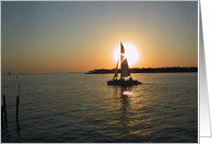 Key West Sunset card