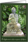 Garden Buddha w. quote card