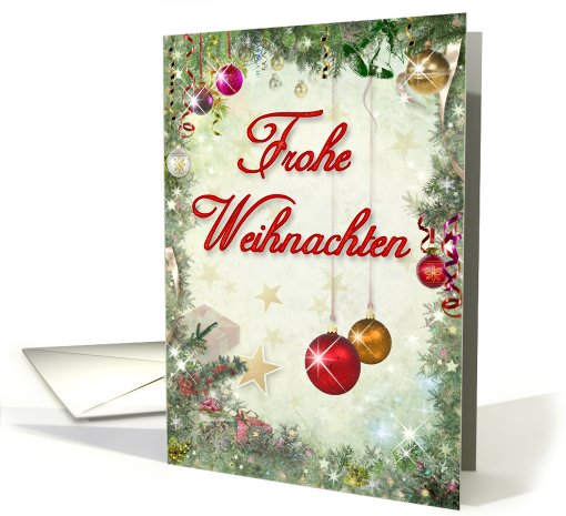 Frohe Weihnachten card (521464)