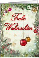 Frohe Weihnachten card