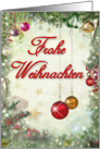 Frohe Weihnachten card