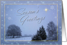 Snowscape Season’s Greetings card