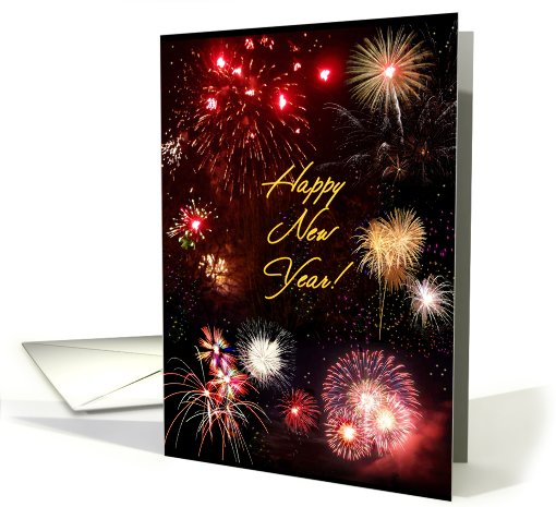 New Year's Fireworks card (533138)