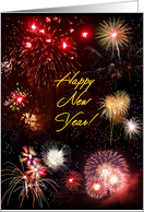 New Year’s Fireworks card