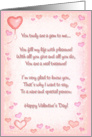 Valentine’s Hearts / Poem card