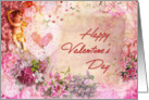 Romantic Happy Valentine’s card