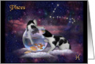 Pisces Cats card