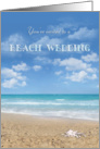 Beach Wedding Invitation card