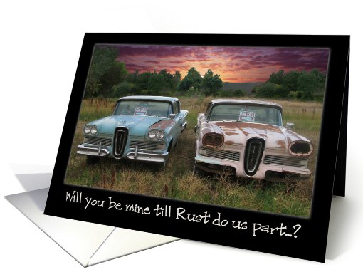 Be mine till Rust do us part card (746332)