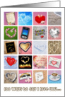 100 ways to say I love you, Valentine’s Day card