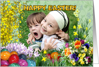 Easter Photo Frame card