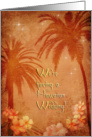 Hawaiian Wedding card