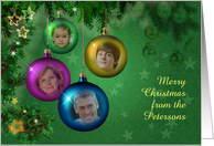 4 Photo Family Christmas card