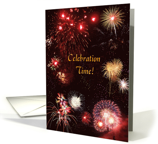 Fireworks Party Invitation card (872800)