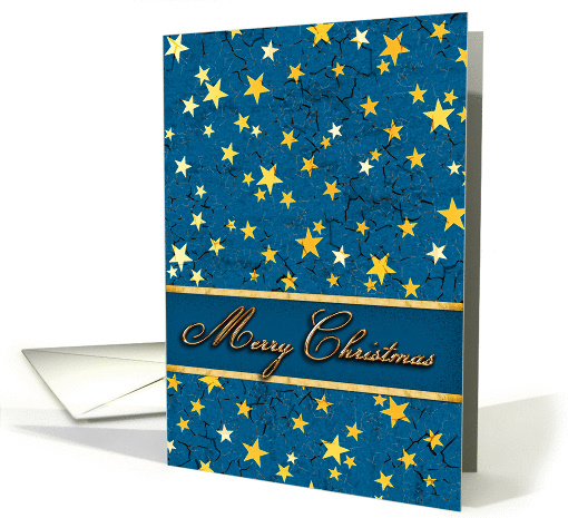 Merry Christmas Stars card (872854)