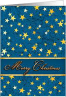 Merry Christmas Stars card