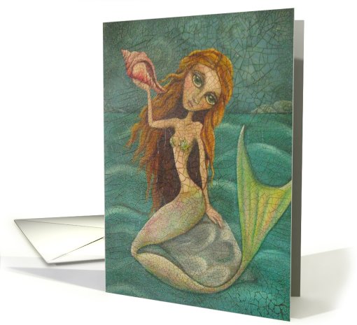 Miss You-Mermaid Ocean card (475158)