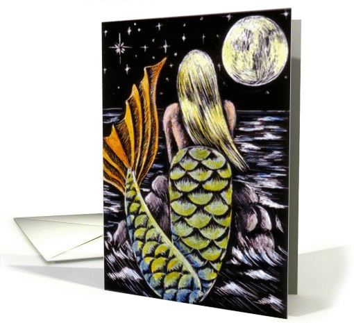 Moonlight Mermaid card (716521)