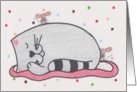 Napping Kitty card