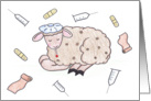 Get Well - Sheep card