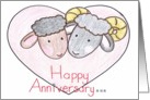 Anniversary - Sheep card