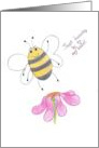 Just buzzing by to say hello card