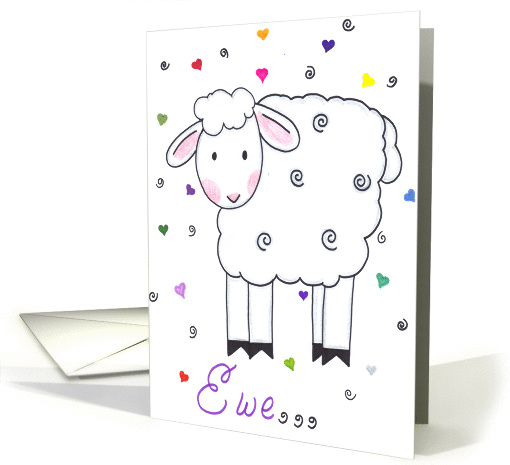 Friend - Sheep card (480078)
