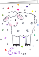 Friend - Sheep card