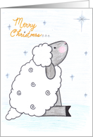 Merry Christmas - Sheep card