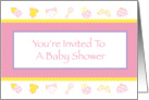 You’re Invited to a Babyshower card