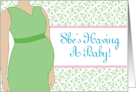 She’s Having A Baby! card