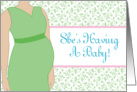 She’s Having A Baby! card