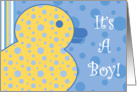 It’s A Boy! card