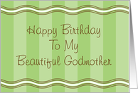 Happy Birthday to my Beautiful Godmother card