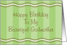 Happy Birthday to my Beautiful Godmother card