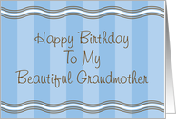 Happy Birthday to my Beautiful grandmother card