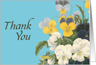 Thank You Violets card