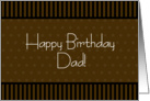 Happy Birthday Dad card