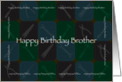 Happy Birthday Brother card