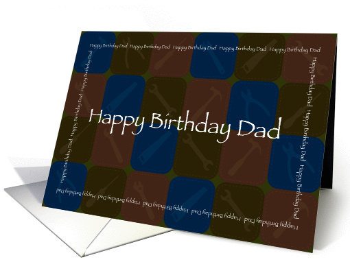 Happy Birthday Dad card (489000)